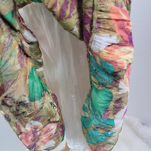 MLLE GABRIELLE TROPICAL PRINT sz small - Picture 10 of 16